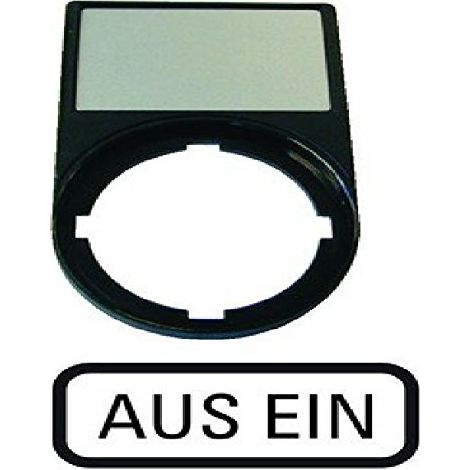 Support +étiquette ARRET MARCHE EATON M22S-ST-D10