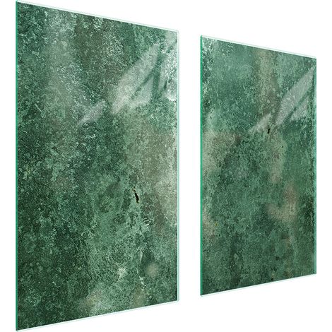 GLASSCHUTZPLATTE FÜR HERD 75x52 TÜRKIS (1/5)