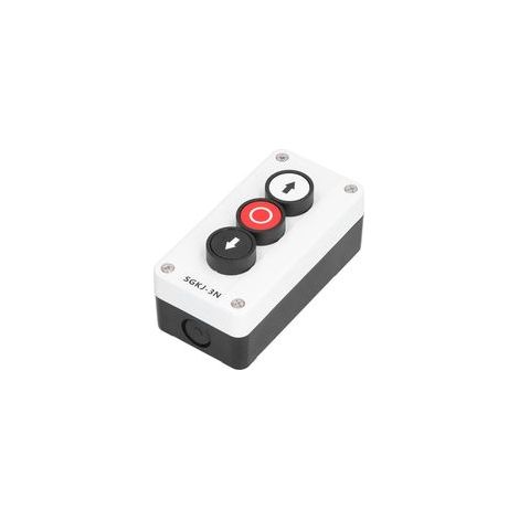 Caja de control momentánea con pulsador de interruptor de límite de subida/bajada para cabrestante, puerta enrollable y plataforma elevadora de camión SGKJ3N