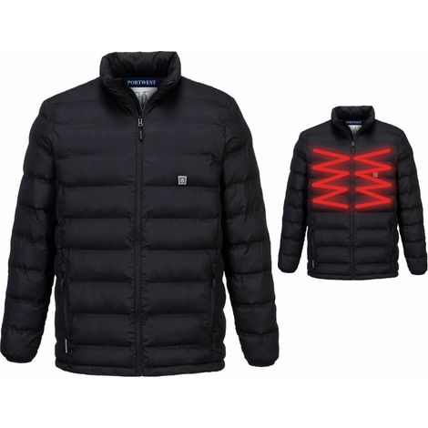 Beheizbare Jacke PORTWEST Tunnel - Größe XXL - Ultraschallbeheizt - S547BKRXXL