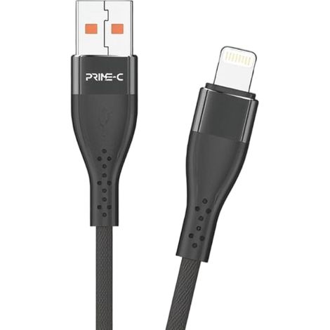 Câble de charge ultra-rapide, sortie maximale de 3,4 A, 1 mètre, câble en tissu tressé haute précision - noir. (1/2)