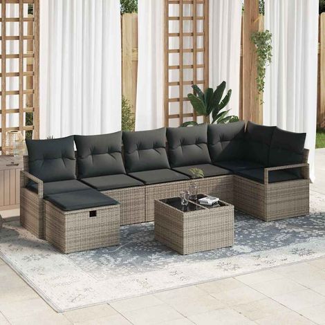 Teenpull – Sofa Set 4 Stk. Poly-Rattan (1/5)