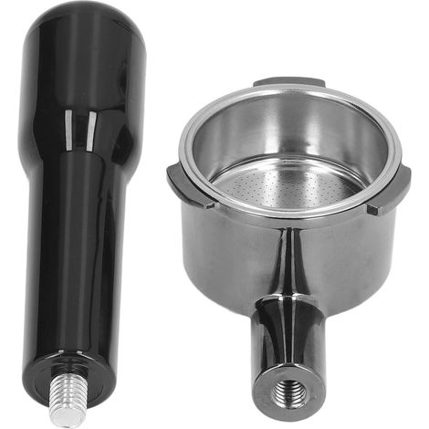 Bodenloser 51-mm-Filterhalter für DONLIM/EUPA/ACA-Espressomaschinen, Griff aus Zinklegierung, kompatibel mit Kaffeemaschinen (Modell ohne Kunststoffclip für DONLIM) (1/5)