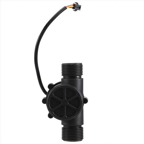 capteur de débit d'eau DN25 DC3,5-24 V 1 pouce 2-100 L/min, débitmètre à effet Hall, pompe à chaleur, chauffe-eau. (1/5)
