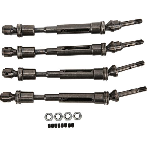 Arbre de Transmission avant et arrière en métal, pour Traxxas 1/10 Slash 4x4 SLA017 SLA018 (1/5)