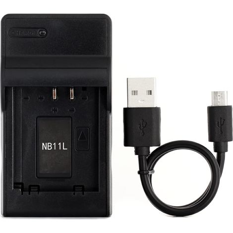 NB-11L USB Chargeur pour 132, 150, 155, 160, 170 Compatible avec 275 HS, PowerShot A2300, A2500, A2600, PowerShot ELPH 110 HS, 115 IS, 130 IS, 320 HS Caméra (1/5)