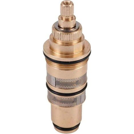 Robinet thermostatique de douche en laiton avec cartouche et poignée pour mitigeur de douche (1/4)