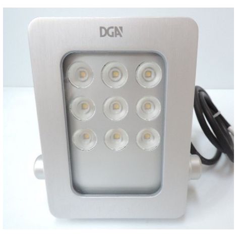 Projecteur exterieur LED 9W gris orientable 4000K 900lm alim 350mA (non incl) 60° IP67 Sirio 9 Evo FLOS 753140.39 (1/2)