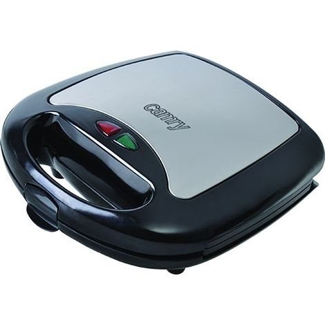 Camry CR 3024 Doppel-Sandwichmaker, austauschbare Platten, 3 in 1 Waffel, Sandwich und Grill, 1000W, BPA-frei, Polymer, Multicolor (1/5)