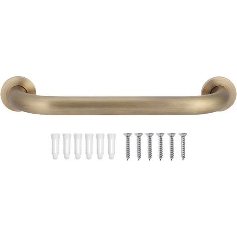 Poignée de Bain en Laiton 30 cm Main Courante de Soutien de sécurité Barre d'appui de Bain d'aide à l'équilibre de 12 Pouces pour Les Femmes Enceintes âgées Accessoires d'hôtel à la Maison (1/5)