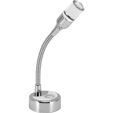 Lumière de lecture LED 360° rotative 3W 173LM 3000K pour yacht bateau, interrupteur tactile DC12V, éclairage décoratif nocturne réglable (1/5)