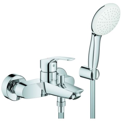 Grohe Eurosmart grifería para bañera, de superficie, con conjunto (1/2)