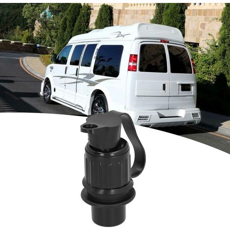 Connecteur de câble étanche pour camping-cars et caravanes (noir) (1/5)