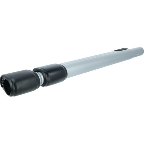 vhbw tubo compatibile con Philips Performer Ultimate FC8956/09, FC8955/19 aspirapolvere - con attacco da 34-38mm, 56 - 80 cm, argento / grigio