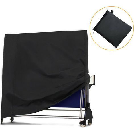 Housse de protection pour table de ping-pong en tissu Oxford, 165 x 70 x 185 cm, résistante à l'eau et aux UV.