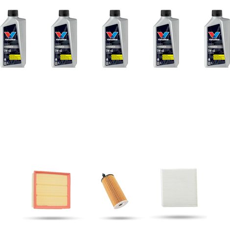 Kit tagliando 3 FILTRI e 5L OLIO compatibile con Bmw Serie 1 (F20,F21) 118I 100kw dal 2015 (1/5)