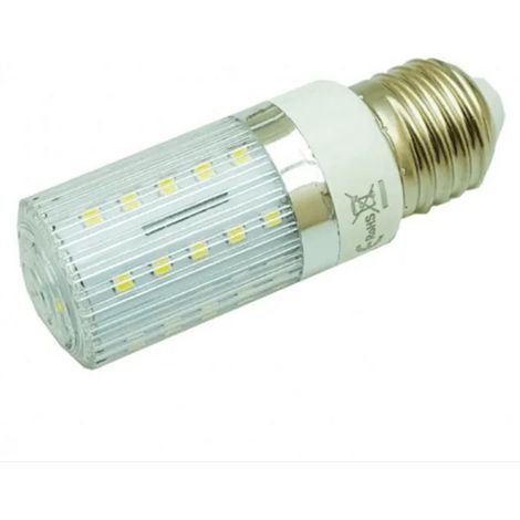 TRADE SHOP - Lampadina Led E27 6 Watt Tubo Mais Luce Calda Naturale Fredda Illuminazione Led - -Bianco Caldo      -