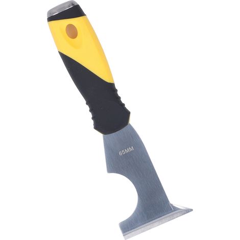 Couteau à enduire en acier inoxydable renforcé, raclette multifonction pour lissage et application (1/5)
