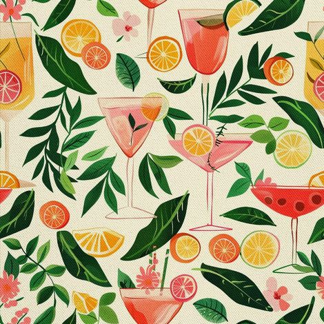 Decoffe Oxford exterior - Motiv Cocktail  DX8750 (1/5)