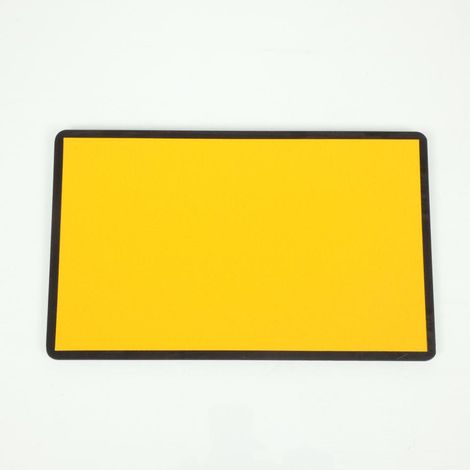 Kennzeichen 210 x 130 mm, Tiflex, gelb, TPP-R8015, für (1/3)