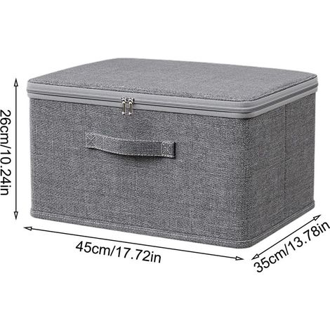 Aufbewahrungsbox – 1 Stück, abschließbar und faltbar, staub- und feuchtigkeitsdicht – für Kleidung (1/5)