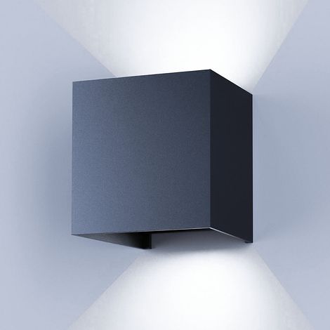 Applique murale LED en aluminium, lampe de chevet LED moderne, applique murale LED à économie d&aposénergie, lumière blanche 6000K (1/5)