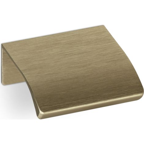 Griffleiste BLANKETT ALEX 40 x 18 x 42 mm Aluminium Messingoptik gebürstet (1/4)
