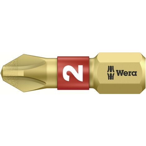 Wera Embout cruciforme PH 2 Argent 25 mm (1/3)