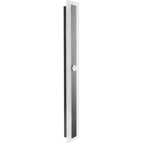 Lámpara de pared LED de metal negro 80 cm acero acrílico sensor movimiento Savane (1/5)