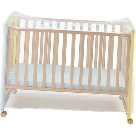 Moustiquaire blanche en polyester pour berceau, montage facile et (1/5)