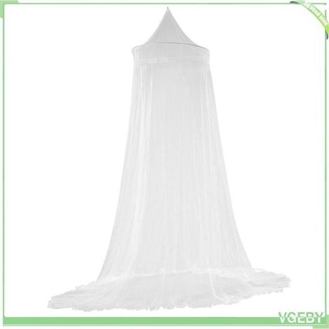 Moustiquaire de lit - FAFEICY - Dôme rond dentelle princesse - Rose - Enfant - Convient 1,5–1,8 m (1/5)