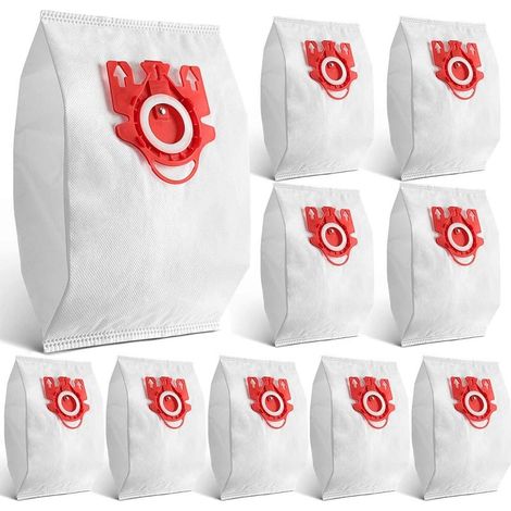 Lot de 10 sacs FJM pour aspirateur Miele Filtration 99,97 % des particules Facile à installer Compatible avec modèles S241 à S6000 (1/5)