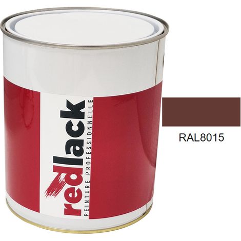 Dose 3L Lack Mehrzweckfarbe – RAL 8015 – Braun – Matt – für verschiedene Oberflächen – Redlack