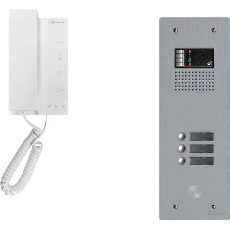 Kit interphone avec 3 combinés GOLMAR Collectif (1/2)