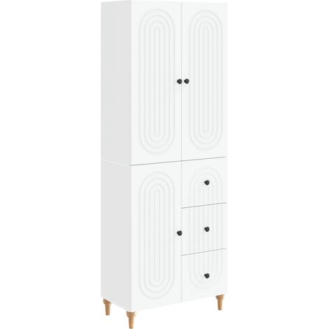 Cabinet Set 2 pcs White 66 x 34.5 x 90 cm Engineered Wood vidaXL (1/5)