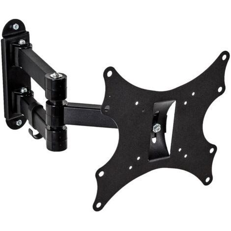 Swivel and tilt TV wall mount 17-37 inches – Maximum load 50 kg – VESA 75/100/200 compatibility – Robust steel (1/5)
