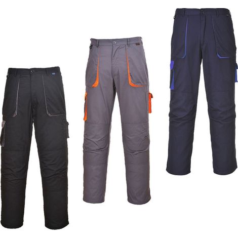 Pantaloni da lavoro Portwest TX11 Texo multitasche - M - Grigio (1/4)