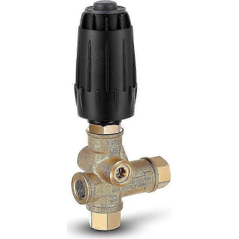 Soupape de décharge pour nettoyeur haute pression Vrt3-310, ressort noir, débit max. 10,5 gpm (40 l/min), sortie 3/8" F, pression de service 4500 psiWHBYV (1/4)