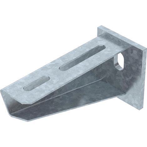 OBO Bettermann Brazo de pared y soporte con placa de cabeza soldada B110mm Acero galvanizado en caliente, 6419704