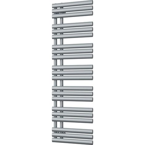 Percival - Silver Towel Radiator - H1592mm x W500mm (1/3)