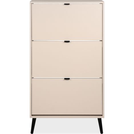Scarpiera con 3 ribalte e 2 scomparti per ogni ribalta, 70 cm - VIGO (1/5)