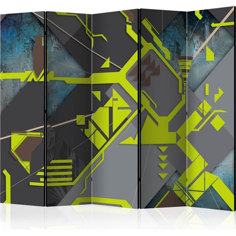 Paravento - Dynamic paths II [Room Dividers] - 225x172 (1/4)