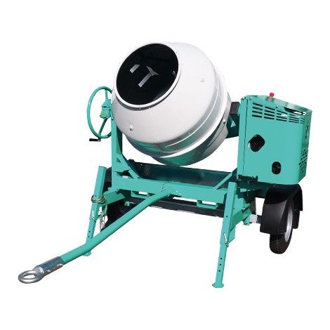 Imer - Bétonnière thermique tractable 2,9kW HONDA GX 120 235L - S 250 R