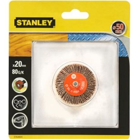 Accesorio Stanley 34041XJ Cepillo hojas lija 50X20 G080 (1/3)