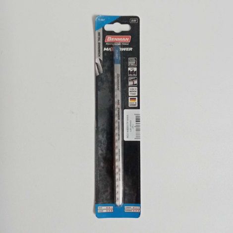 Benman lame attacco bosch da 180/200mm per seghetto alternativo per ferro dentatura fine - blister da 5 lame (1/5)
