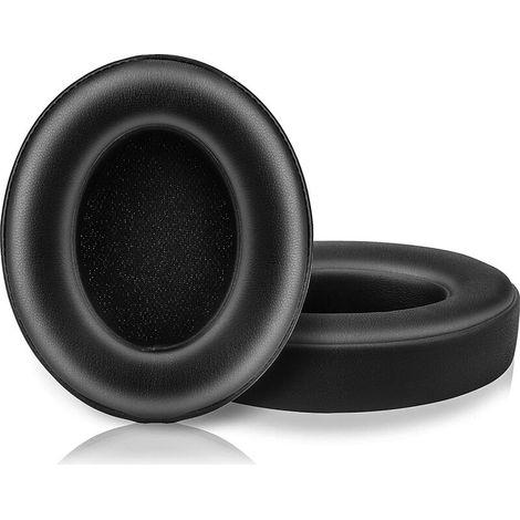 Almohadillas de repuesto para auriculares Beats Studio 2.0 y Studio 3.0 B0500 y B0501 - Almohadillas profesionales de espuma viscoelástica con cancelación de ruido (Negro) (1/4)
