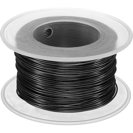 Fil Bonsaï Anodisé Aluminium 0.8mm Calibre 30m Longueur Noir (1/5)