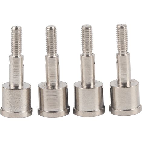 4 pièces en acier pour essieu et arbre de transmission, pièces détachées pour voiture RC HSP 1/10, couleur argent (1/5)