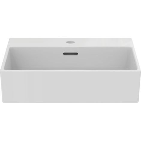 Lavabo sobre encimera EXTRA 500x400x125mm blanco 1 orificio para grifería, sin rebosadero IDEAL STANDARD (1/5)