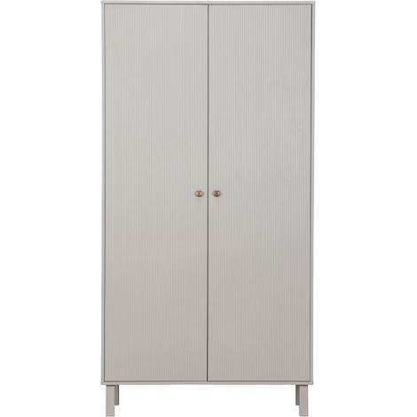 Armoire moderne 2 portes en bois massif MADO